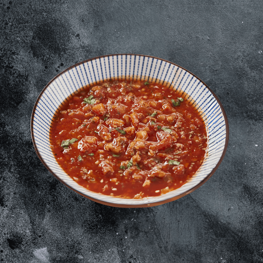 Maishähnchen Bolognese