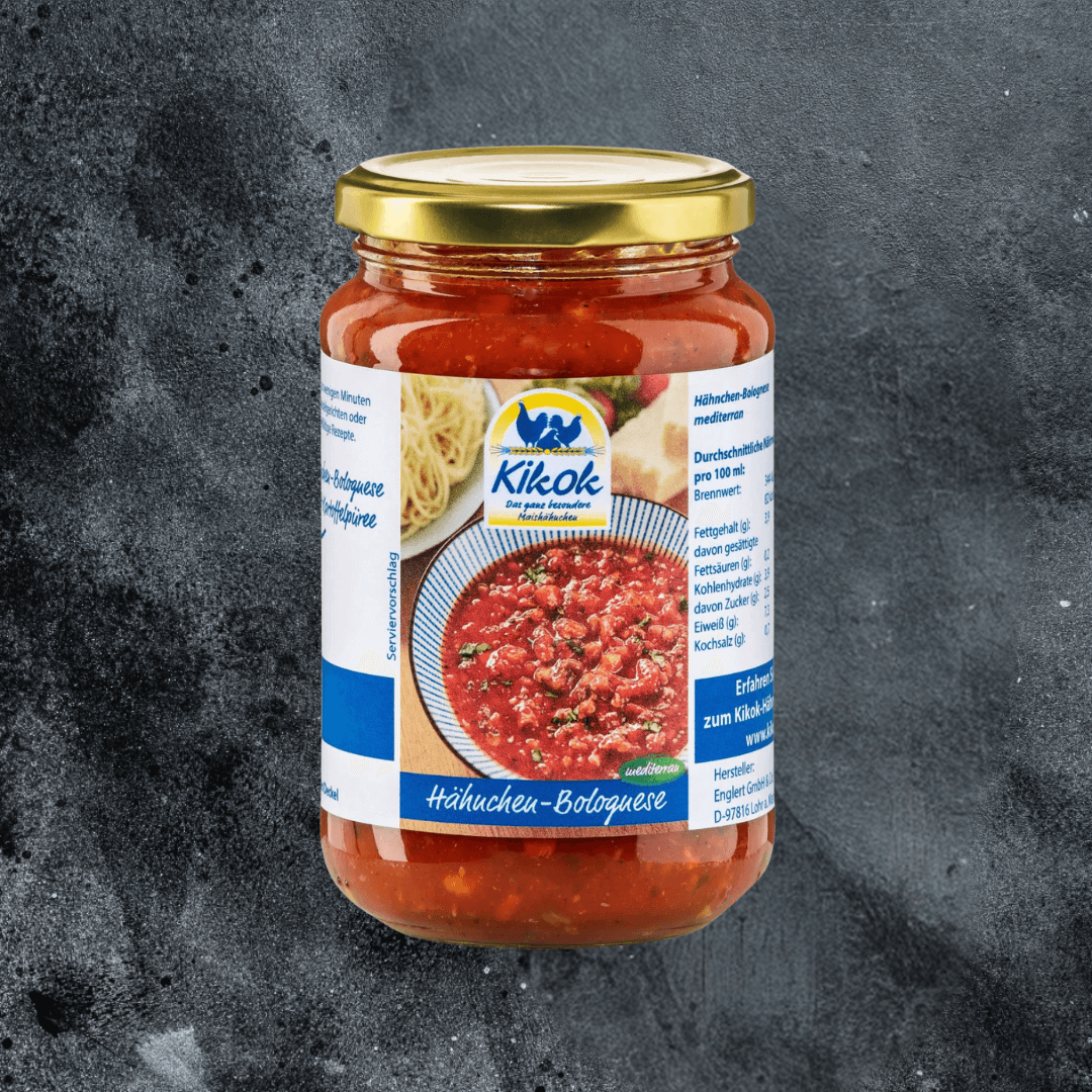 Maishähnchen Bolognese